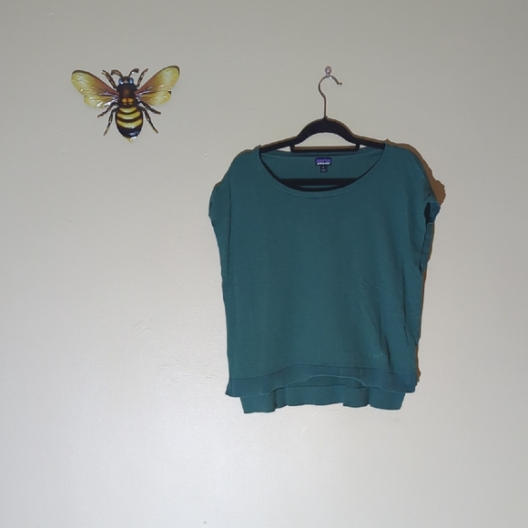 Patagonia Tops - Patagonia Teal Sweatshirt